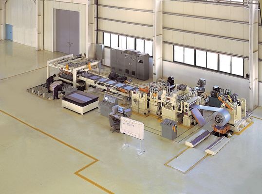 28 T Coil Weight Steel Coil Slitting Line with Uncoiling Leveling Shearing Machine