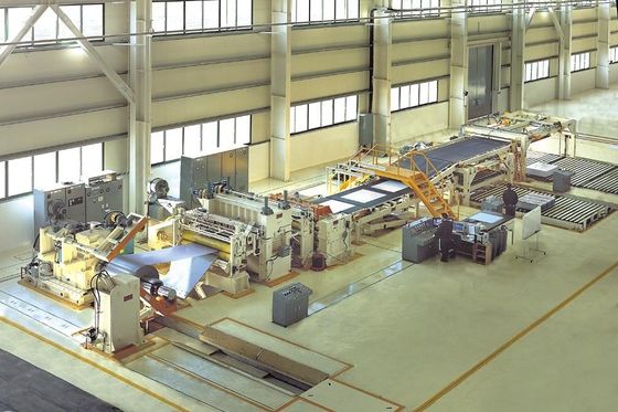 28 T Coil Weight Steel Coil Slitting Line with Uncoiling Leveling Shearing Machine