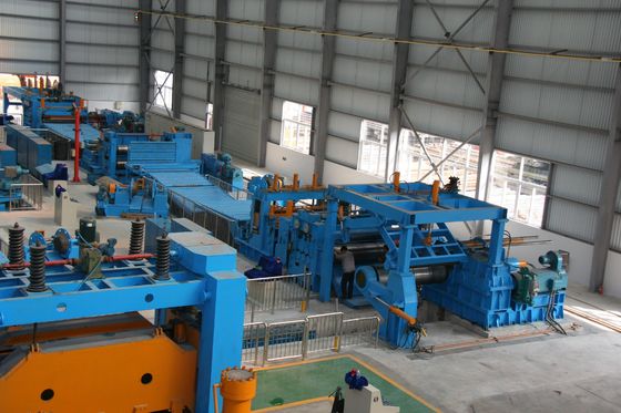 28 T Coil Weight Steel Coil Slitting Line with Uncoiling Leveling Shearing Machine
