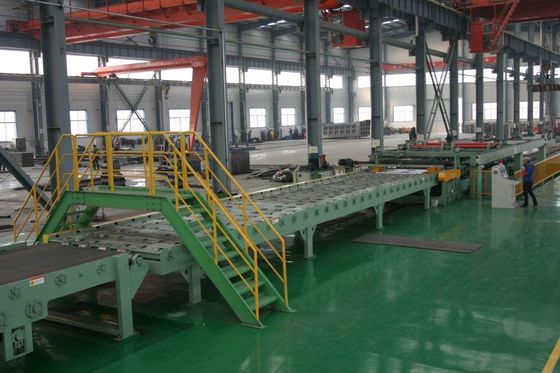 Customized Voltage Mobile Shearing and Uncoiling Machine for Coil Leveling 101500*13225*1100MM