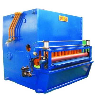 Steel Shearing Machine with Fixed Length Cross Cutting Capability and Gearbox Drive