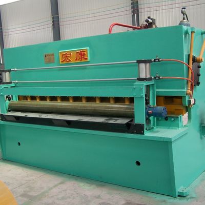 Steel Shearing Machine with Fixed Length Cross Cutting Capability and Gearbox Drive