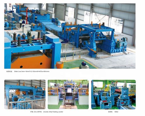 2 12 Slitting Lines Metal Steel Coil Slitting Machine High Speed Longitudinal Cutting Line