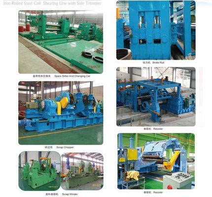 2 12 Slitting Lines Metal Steel Coil Slitting Machine High Speed Longitudinal Cutting Line