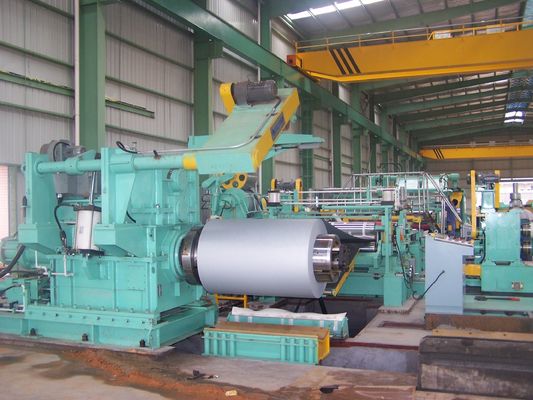 Steel Coil Uncoiling Straightening Slitting and Recoiling Line for Space-Saving Design