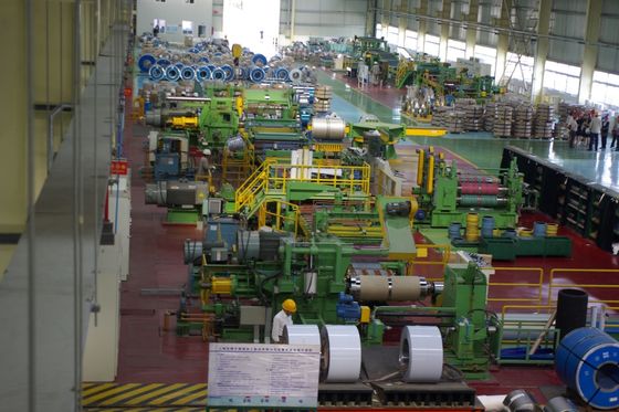 Competitive Steel Coil Slitting Line for 28000mm*14500mm*1100mm Size and 0-20 Stripes