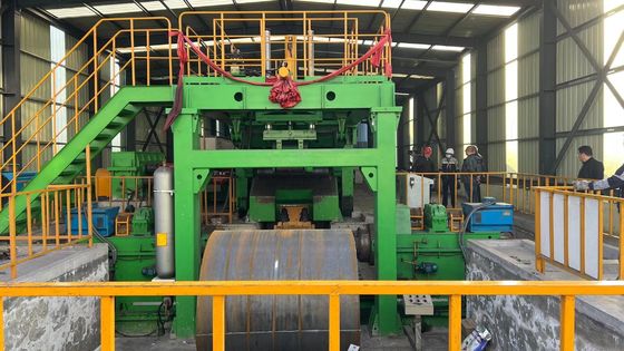 PLC Controlled Steel Coil Uncoiler And Cut To Length Line High Productivity