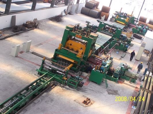 Competitive Automatic Steel Coil Slitting Line with Uncoiling Leveling Shearing Machine
