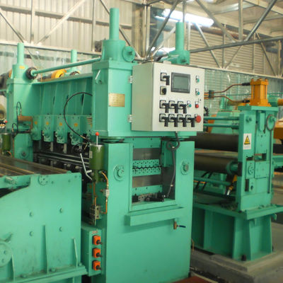 Metal Coil Uncoiling Leveling Mobile Shear Assembly Line with 0-30 m/min Cutting Speed