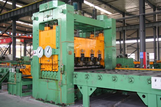 35T Steel Coil Uncoiling Leveling Mobile Shear Assembly Line with Motor Core Components