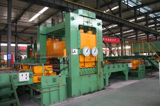 35T Steel Coil Uncoiling Leveling Mobile Shear Assembly Line with Motor Core Components