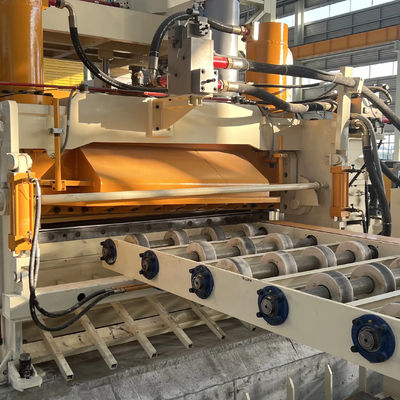 Video outgoing-inspection for steel coil cutting machine Uncoiling leveling and shearing