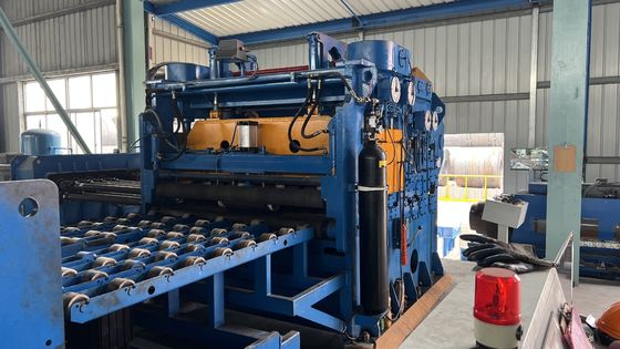 460mm Uncoiling Leveling Shearing and Stacking Production Line with PLC Control