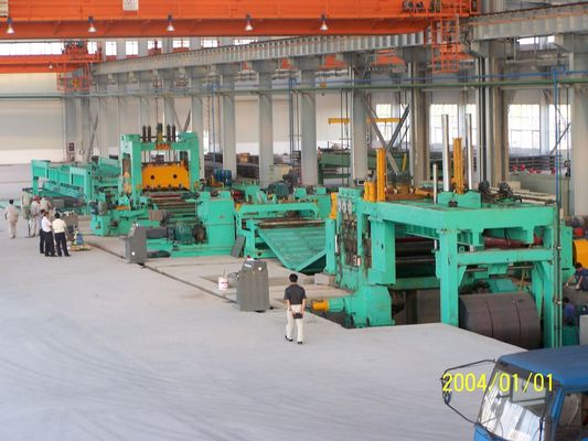 PLC Controlled Metal Straightening and Cross Cutting Machine for Leveling Steel Coils