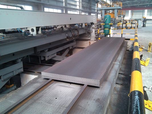 25mm Thick Plate Leveling and Cross Cutting Machine with Stable Core Components Bearing
