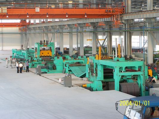 Video Outgoing-Inspection Provided Uncoiling Leveling Shearing and Stacking Line