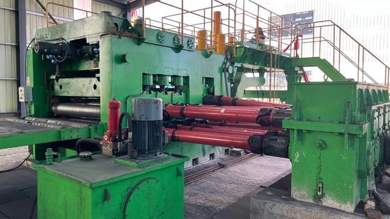 380V Sheet Metal Uncoiling and Leveling Shearing Production Line for 35T Coil Weight