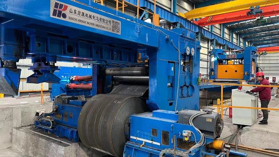 730KW Sheet Metal Uncoiling and Leveling Shearing Production Line for Long Service Life
