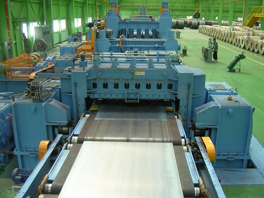 Stainless Steel Coil Uncoiling Leveling Shearing Stacking Line with High Productivity