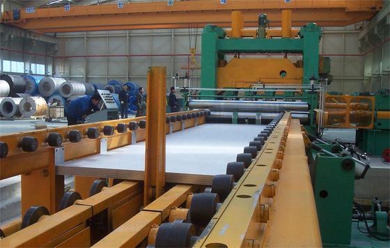 Steel Coil Uncoiling Leveling Shearing Stacking Line with 380V Pump Core Components
