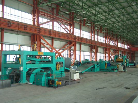 Steel Mill Mobile Shear Production Line with Uncoiling Leveling and Cutting Functions