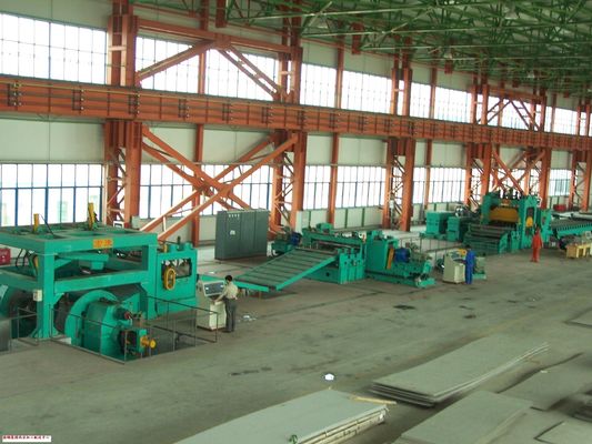 Steel Mill Mobile Shear Production Line with Uncoiling Leveling and Cutting Functions