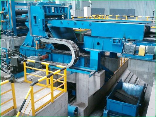 Metal Coil Uncoiling Leveling Mobile Shear Production Line with High Productivity