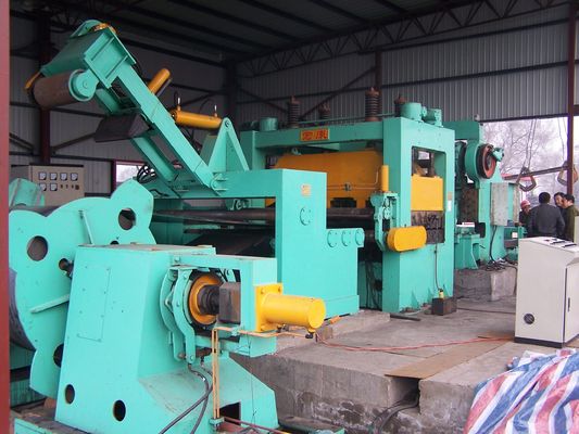 Sheet Metal Uncoiling And Leveling Shearing Line With Cutting Speed Of 0-30 M/Min