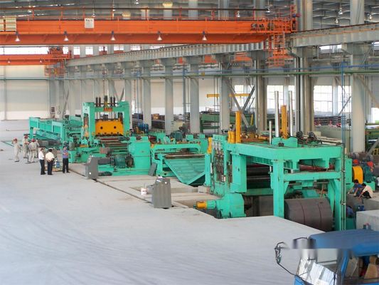 Sheet Metal Uncoiling And Leveling Shearing Line With Cutting Speed Of 0-30 M/Min