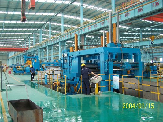 Cut To Length Line Machine With Cutting Speed Of 0- 60 M/Min Steel Coil Slitting Line