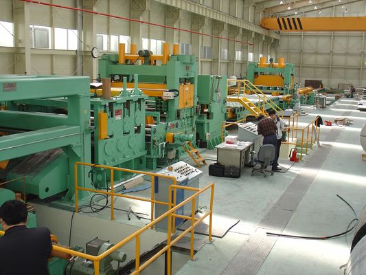 Cut To Length Line Machine With Cutting Speed Of 0- 60 M/Min Steel Coil Slitting Line