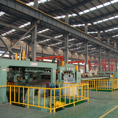 1-6mm Sheet Thickness High Speed Stainless Steel Coil Uncoiling Leveling Shearing Line