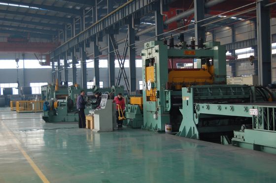 1-6mm Sheet Thickness High Speed Stainless Steel Coil Uncoiling Leveling Shearing Line