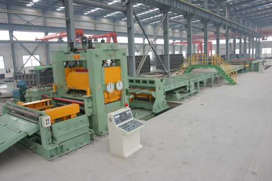 1-6mm Sheet Thickness High Speed Stainless Steel Coil Uncoiling Leveling Shearing Line