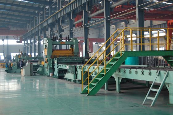 1-6mm Sheet Thickness High Speed Stainless Steel Coil Uncoiling Leveling Shearing Line