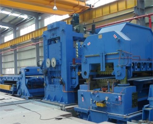 12000 Mm Cutting Width Steel Coil Uncoiling Leveling Mobile Shear Production Line