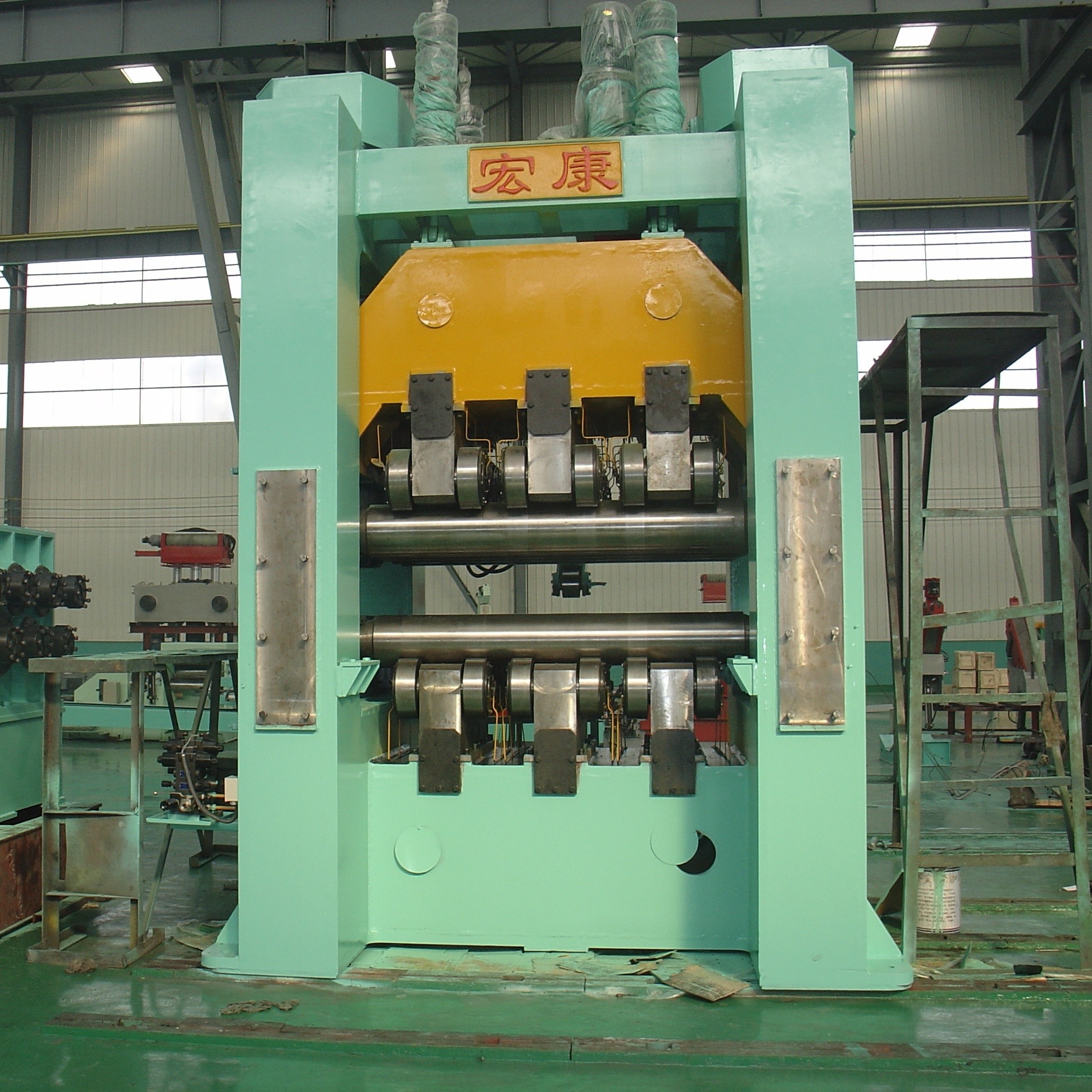 Steel Coil Flattening Leveling Rewind Coil Machine Metal Sheet Or Steel ...